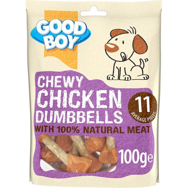 Good Boy Chewy Chicken Dumbbells For Discount