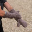 Bamboo Drying Mitts in Mole by Lords & Labradors Online