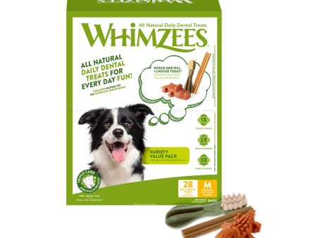 Whimzees Value Variety Box Medium Supply