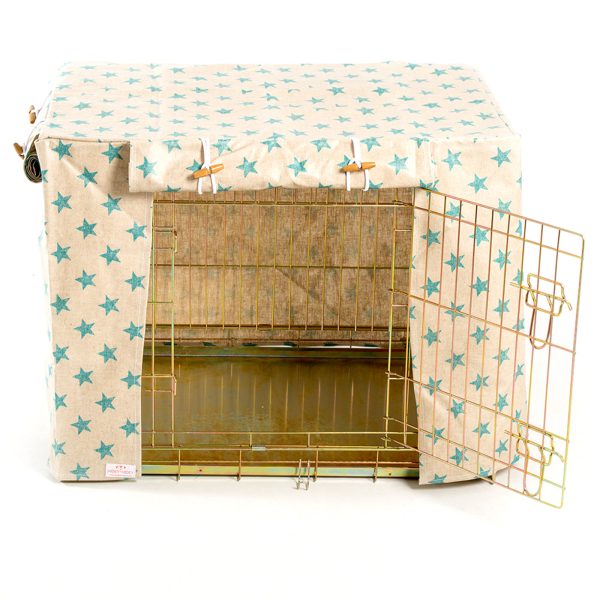 Imperfect Random Oilcloth Crate Cover To Fit Pets At Home Crate by Lords & Labradors on Sale