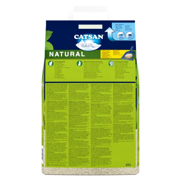 CATSAN Natural Biodegradable Clumping Cat Litter 20L Online