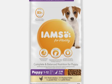 IAMS Vitality Small Medium Breed Puppy Food with Fresh Chicken Online Sale