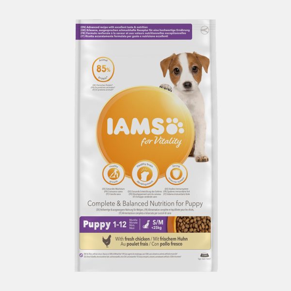 IAMS Vitality Small Medium Breed Puppy Food with Fresh Chicken Online Sale