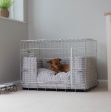 Dog Crate Bumper in Light Grey Essentials Plush by Lords & Labradors Online Hot Sale