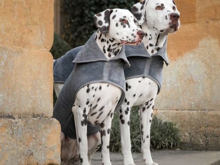 Bamboo Drying Coat in Gun Metal by Lords & Labradors on Sale