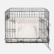 Dog Crate Bumper in Light Grey Essentials Plush by Lords & Labradors Online Hot Sale