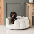 High Wall Bed With Removable Covers in Ivory Bouclé by Lords & Labradors Online now